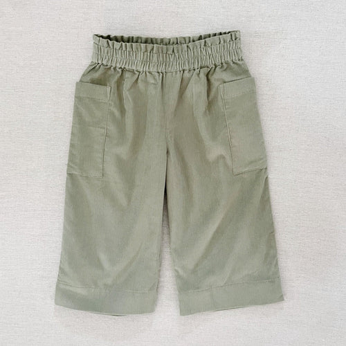 Pantalón maude pana terciopelo sea spray - Selección Mabo disponible en amaetc.com, concept store eco amigable para niños