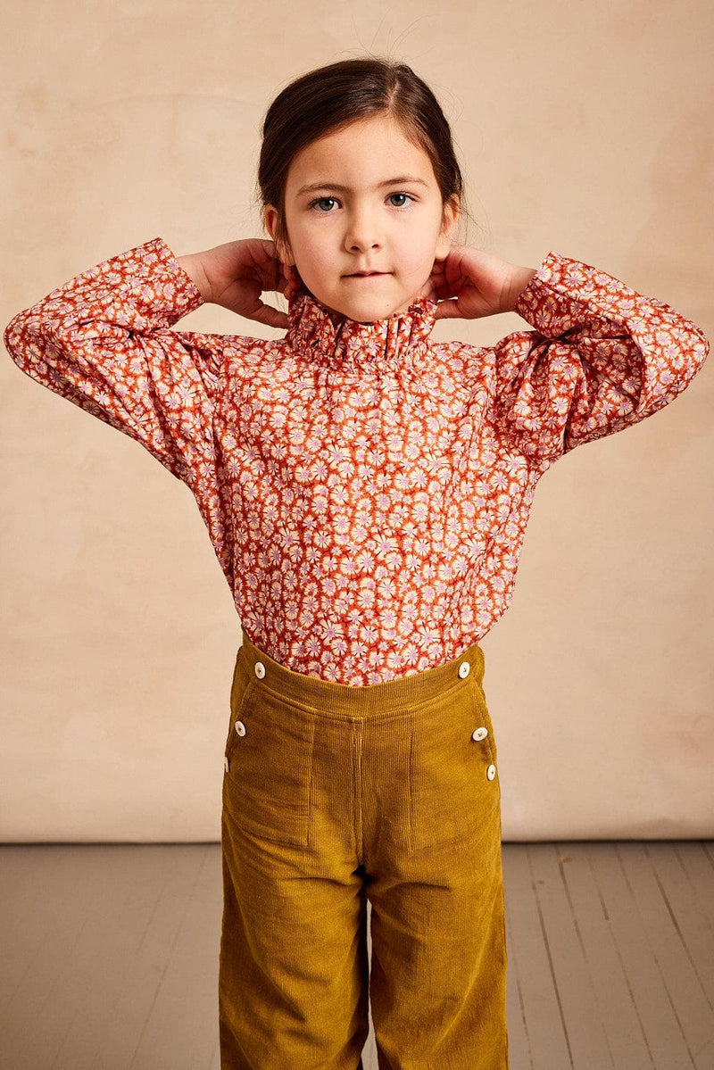 Pantalón Remy de pana verde oliva - Selección Mabo disponible en amaetc.com, concept store eco-friendly para niños