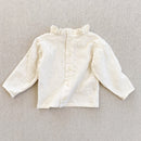 Blusa Loulou de gasa de algodón color crema - Selección Mabo disponible en amaetc.com, concept store ecológico para niños