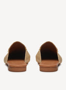 Farm Rio - Mules Raffia Macaw - Beige - Femme