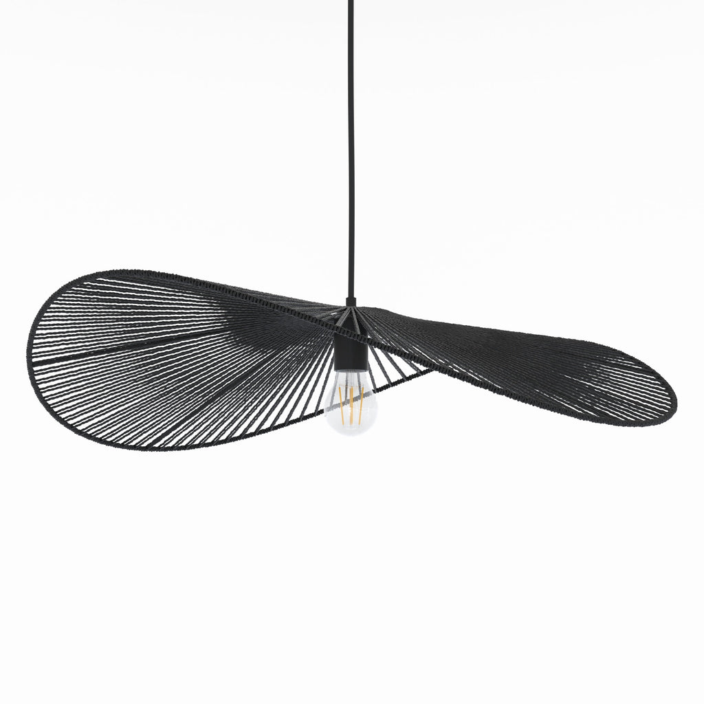Mada - Suspension Noire En Papier De Corde