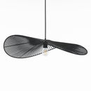 Suspension Mada noire en papier de corde 75 cm