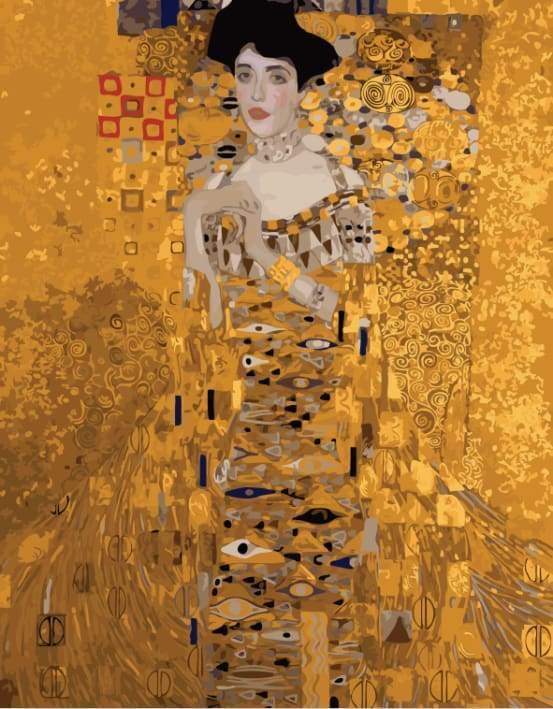 Peinture Par Numéros - Madame Bauer Klimt