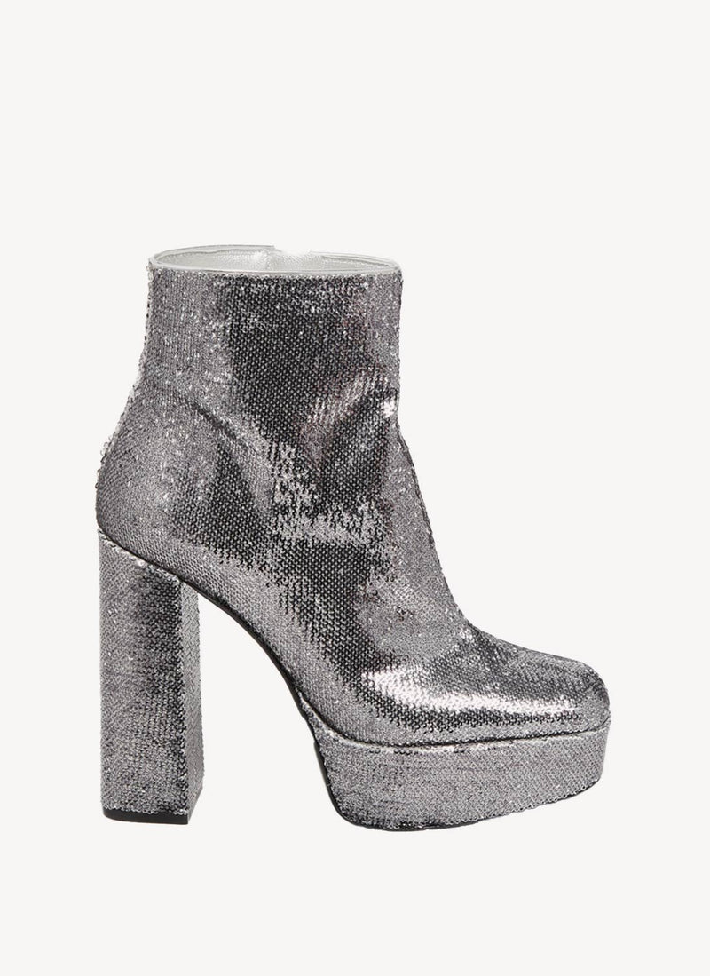 Free Lance - Bottines Maddie - Argent - Femme