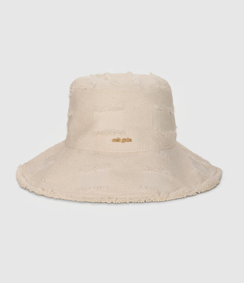 Cult Gaia - Chapeau Maddie Off White - Femme