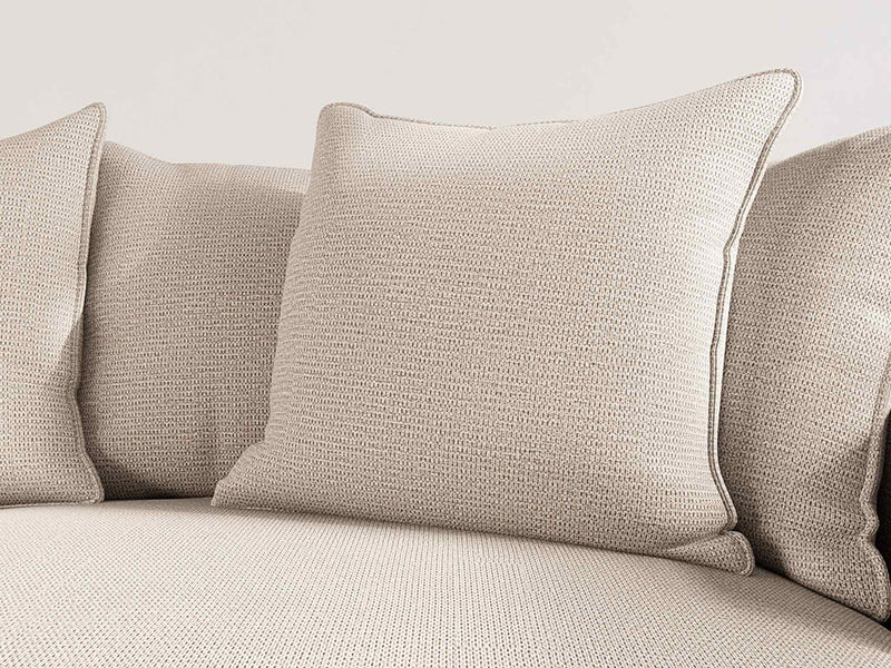 Madison - Right Corner Sofa - 4 Seater - Textured Fabric - Beige