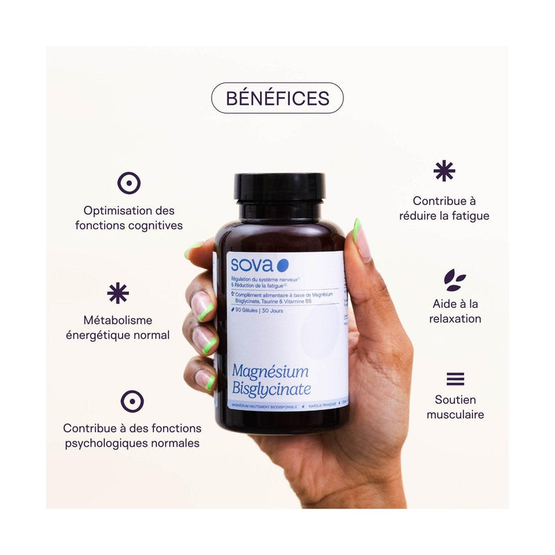 Magnésium - Hautement Biodisponible - SOVA