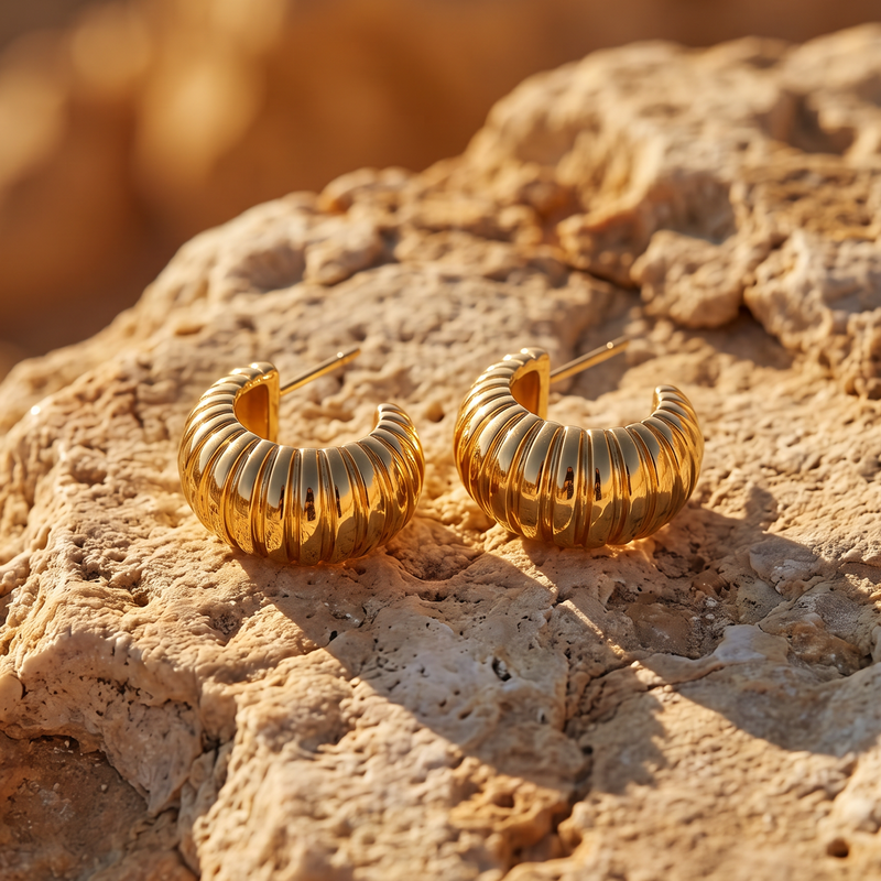 Boucles D'Oreilles Arcade Frise