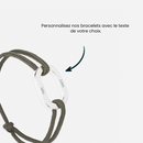 Bracelet Virer - Beige Rayé Blanc