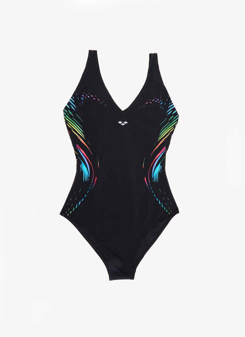 Arena - Maillot 1 Piece Giulia - Noir - Femme