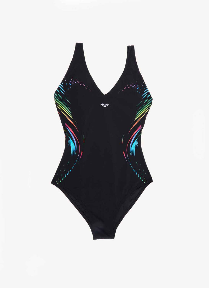 Arena - Maillot 1 Piece Giulia - Noir - Femme