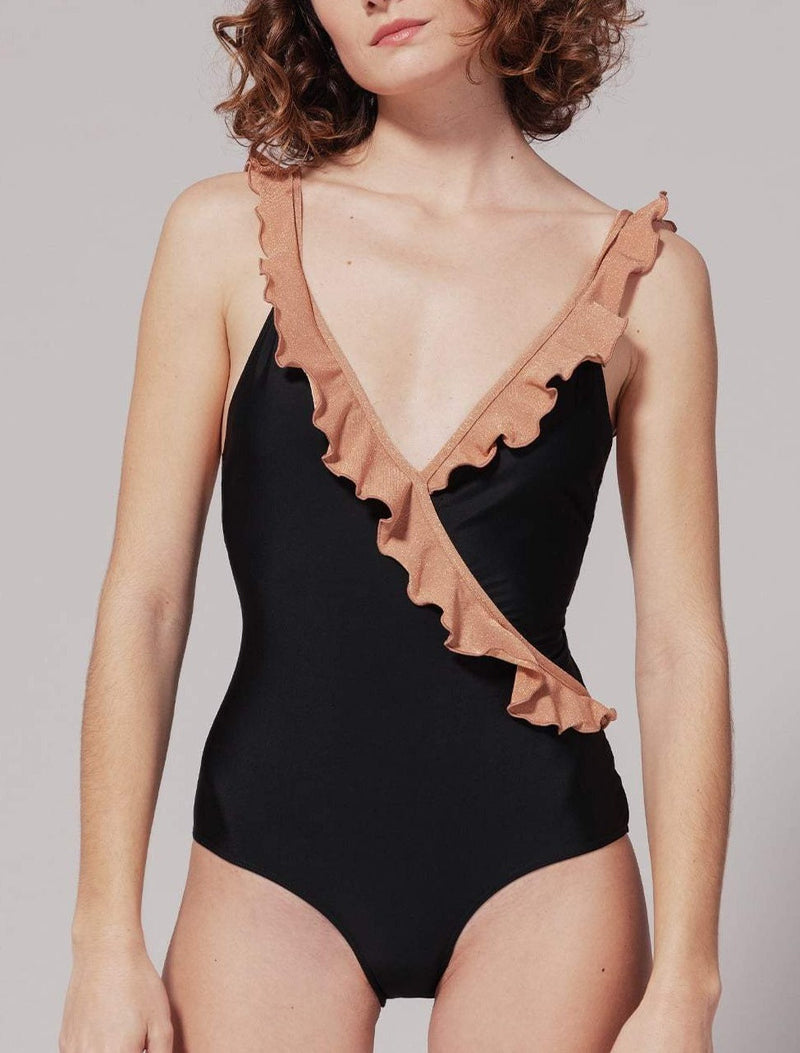 Maillot De Bain Une Pièce Pina - Black Cooper