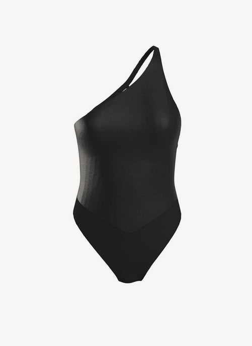 Calvin Klein - Maillot De Bain Asymétrique Core Essentials - Pvh Black - Femme