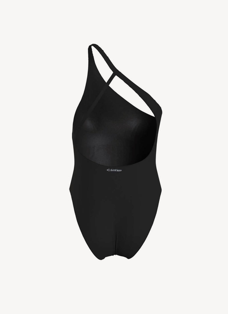 Calvin Klein - Maillot De Bain Asymétrique Core Essentials - Pvh Black - Femme