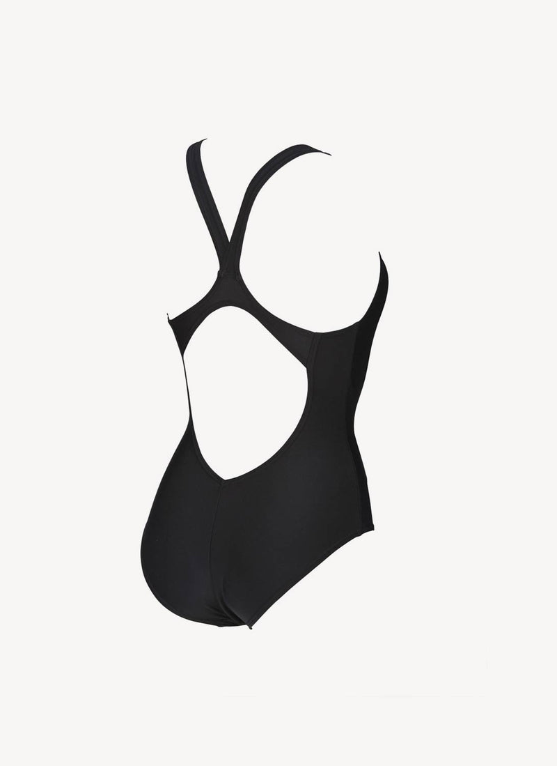 Arena - Maillot Flakes Dos En V - Noir - Femme