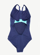 Arena - Maillot Graphic Dos En V - Bleu Marine - Femme