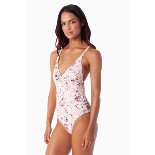 Rhythm - Maillot Une Pièce Bonita - Pêche - Femme
