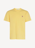 Maison Kitsune - Camiseta Clásica con Parche Fox Head - Amarillo Suave - Hombre