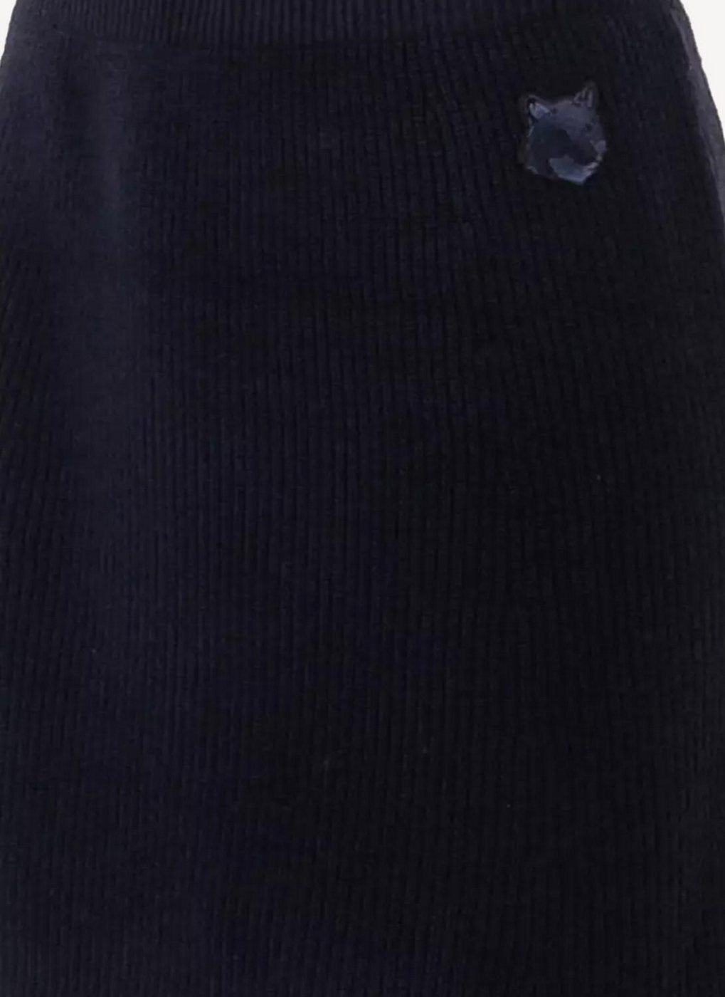 Maison Kitsune - Eyelet Skirt - Black - Femme