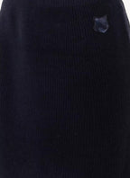 Maison Kitsune - Eyelet Skirt - Black - Femme