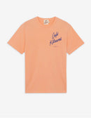 Café Kitsuné - Camiseta con logo color coral