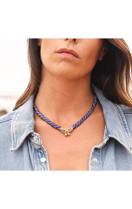 Collier Malena - Bleu