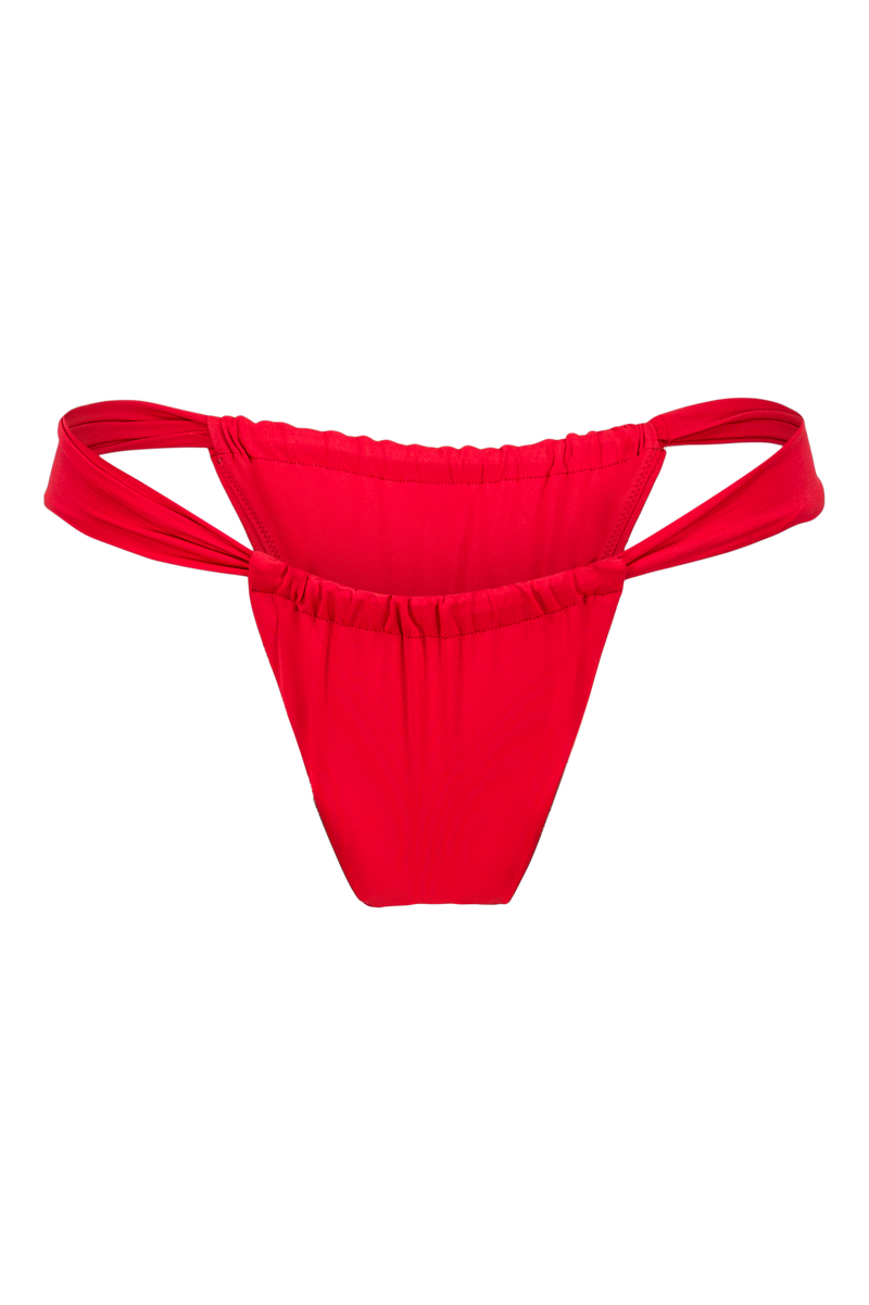 La Malicieuse - Rouge - Culotte Foulard