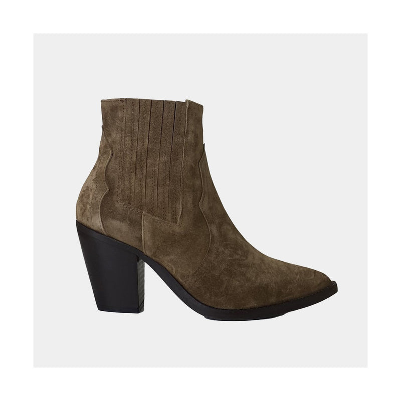 Chelsea Boots Ann Tuil Malin - Velours Taupe