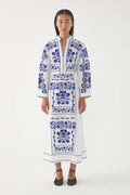 Robe Longue Mamie - Bleu