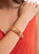 Aurelie Bidermann - Manchette Camden - Orange - Femme