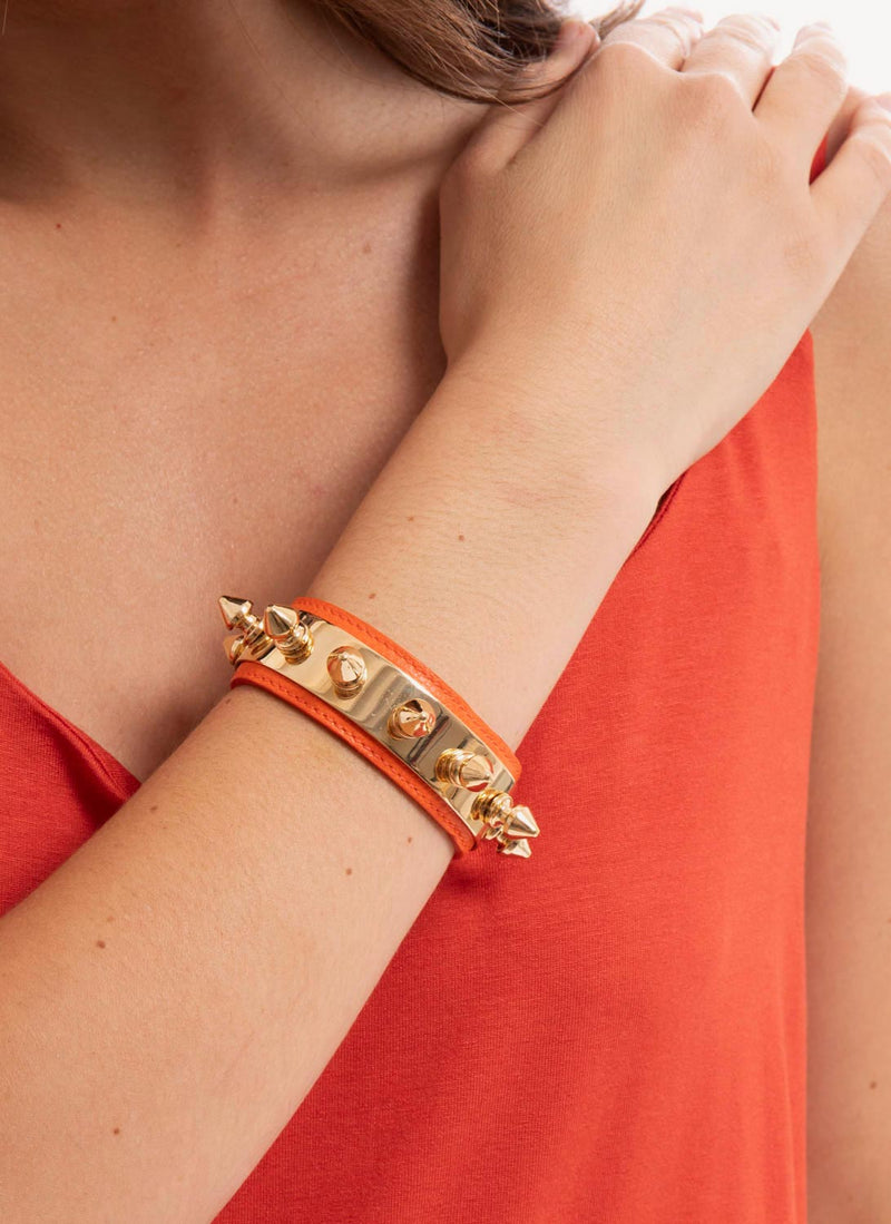 Aurelie Bidermann - Manchette Camden - Orange - Femme