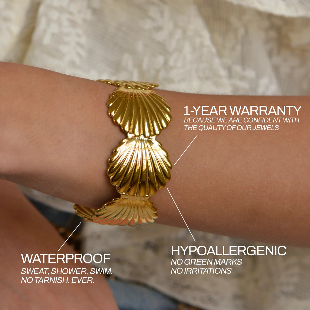 Seashell Cuff Bracelet