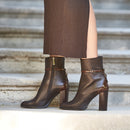 Bottines Ann Tuil Manege - Cuir Marron