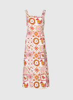 Robe Midi Manily Rizzo Rose