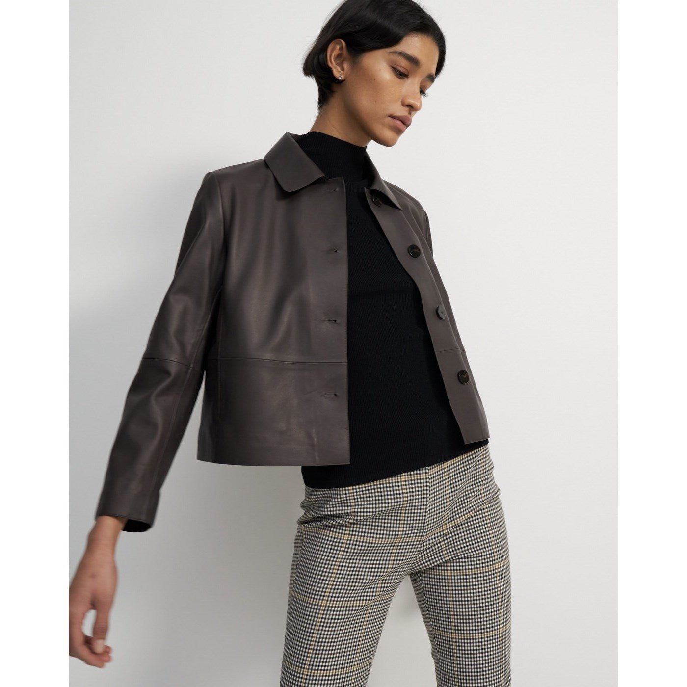 Manteau Crop Piazza - Ash - Femme