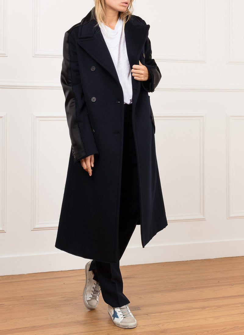 Golden Goose - Manteau Fuji - Navy Black - Femme