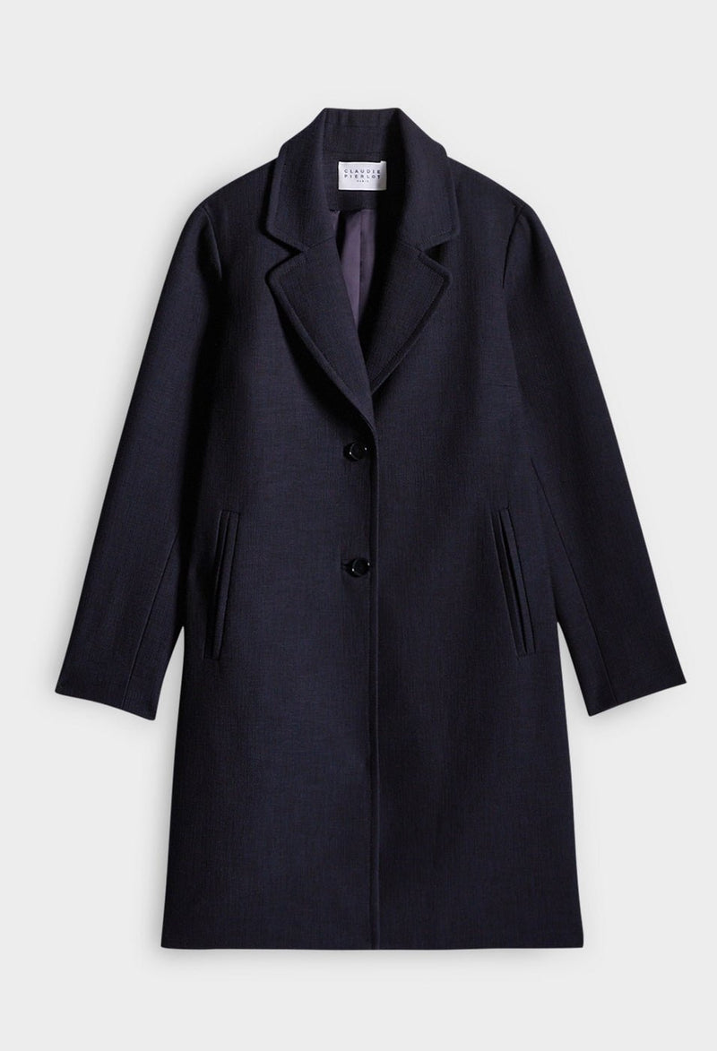 Claudie Pierlot - Manteau Gleen - Marine
