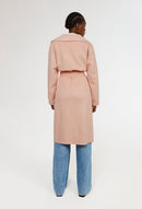 Claudie Pierlot - Abrigo elegante - Rosa pálido