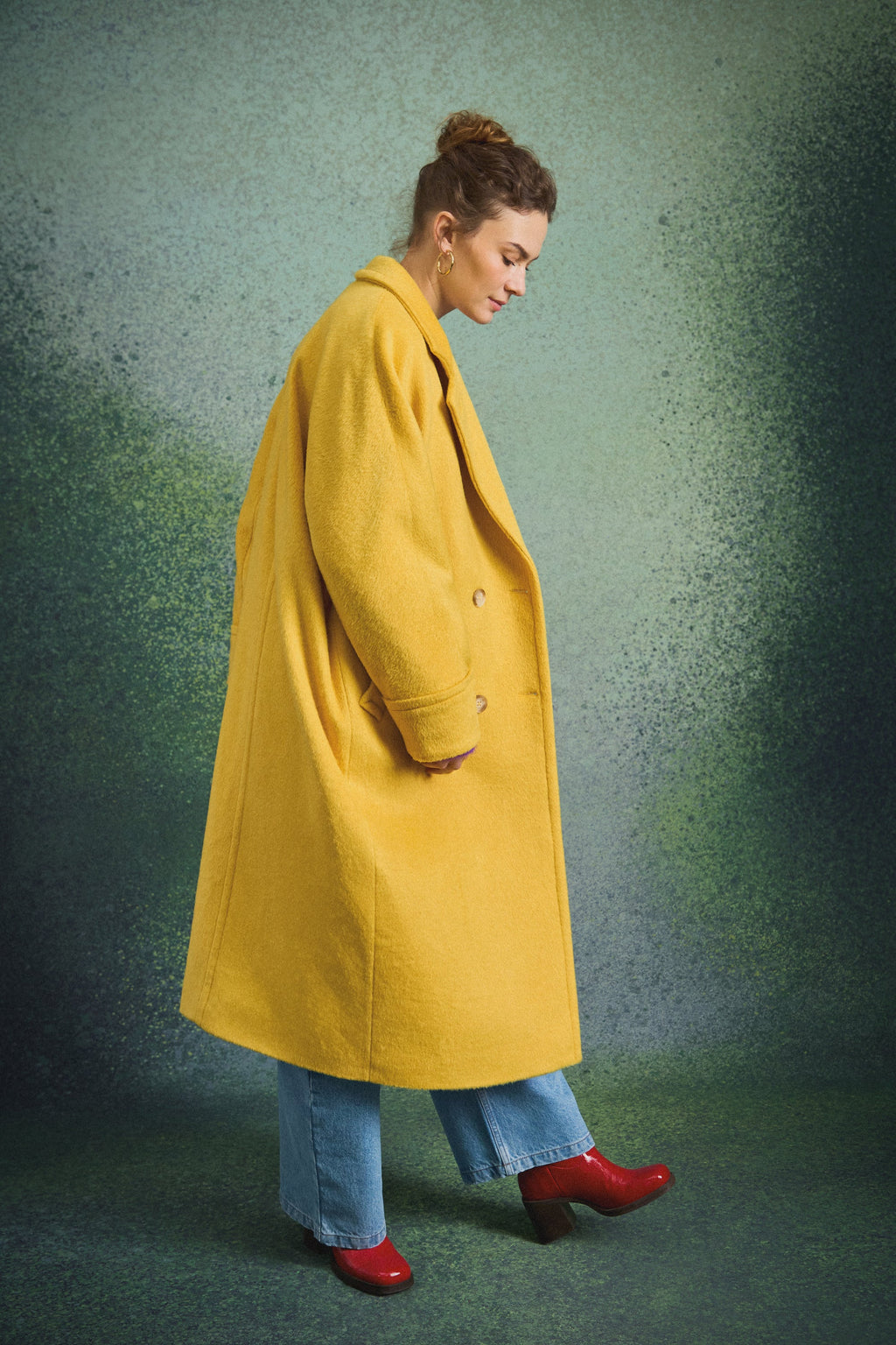 MANTEAU DARIO JAUNE