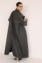 Manteau Mandarine Cappotto Gris