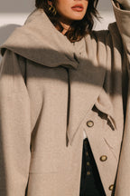 MANTEAU MARCELIN RESCA ECRU
