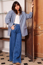 Abrigo Monique Basis Azul