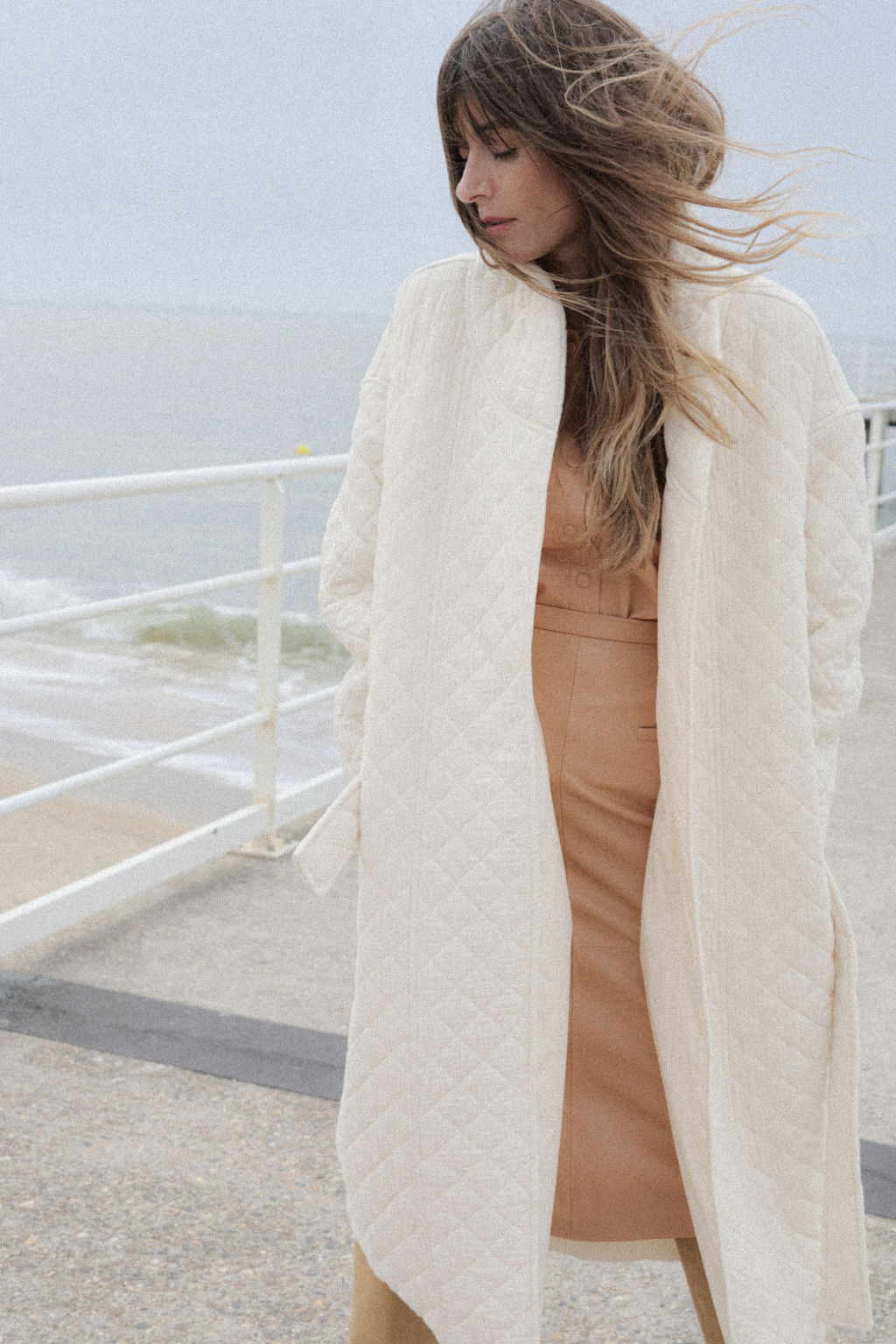 Manteau Neptune Long - écru