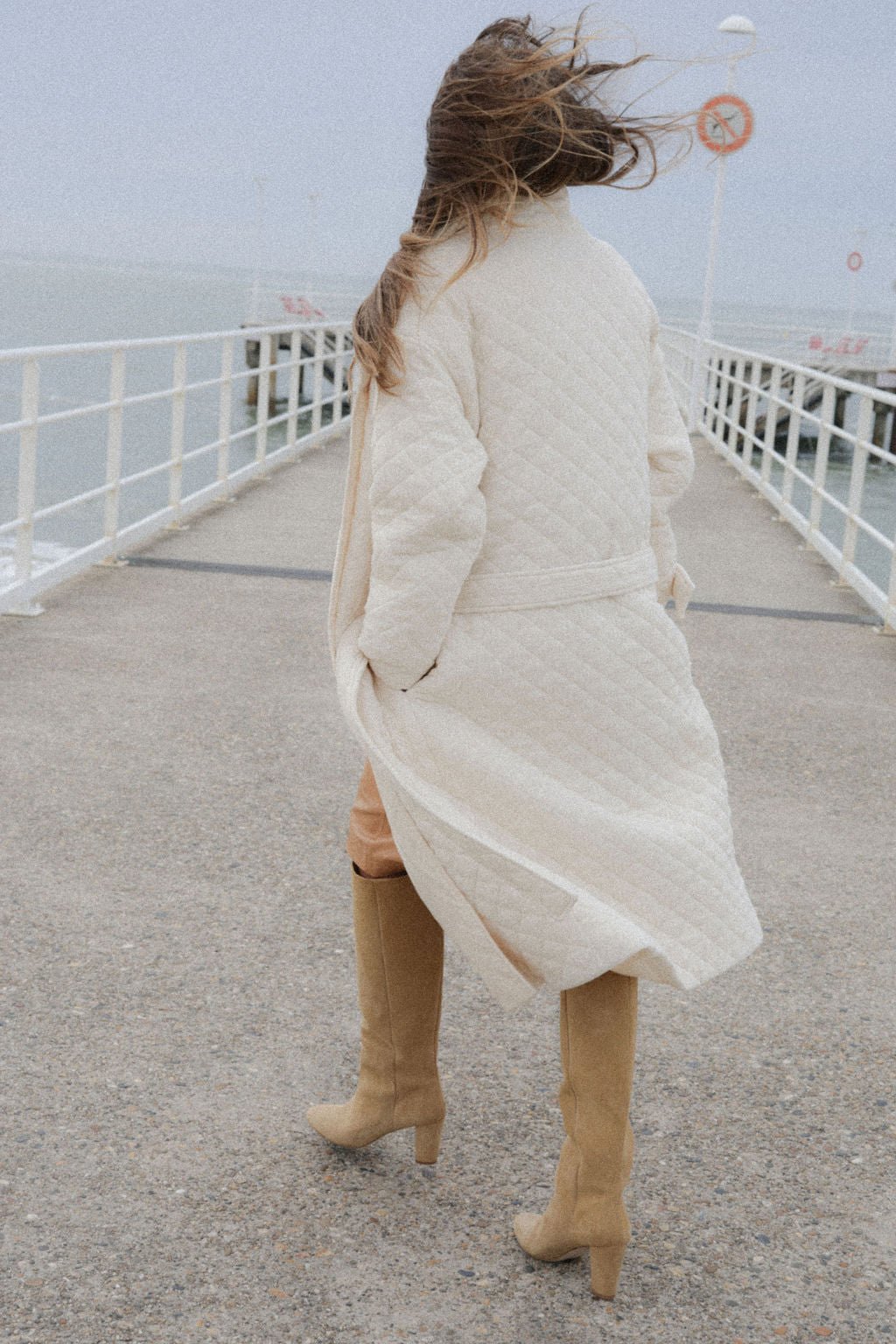 Manteau Neptune Long - écru