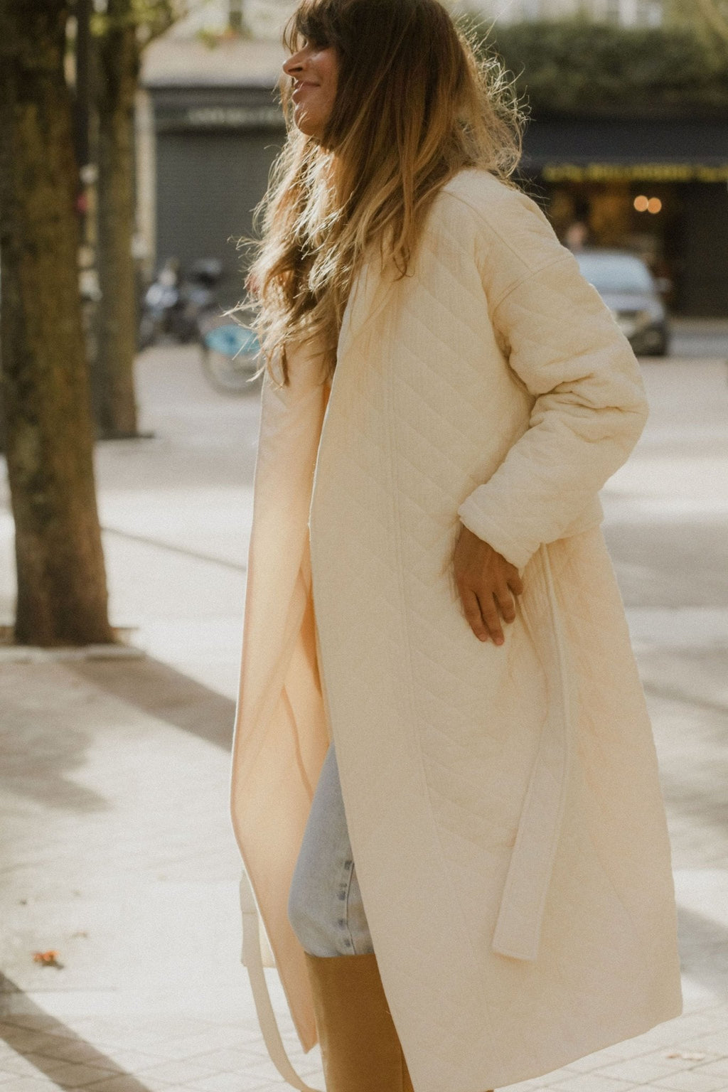 Manteau Neptune Long - écru