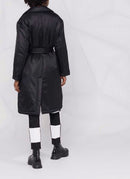 Red Valentino - Manteau Padded Trench Coat - Black - Femme