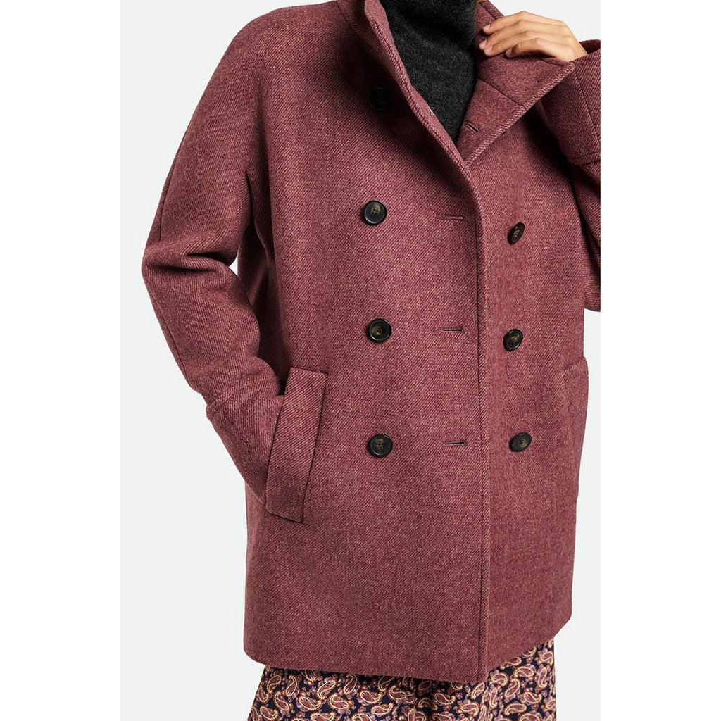 Pallenis Coat - Bordeaux