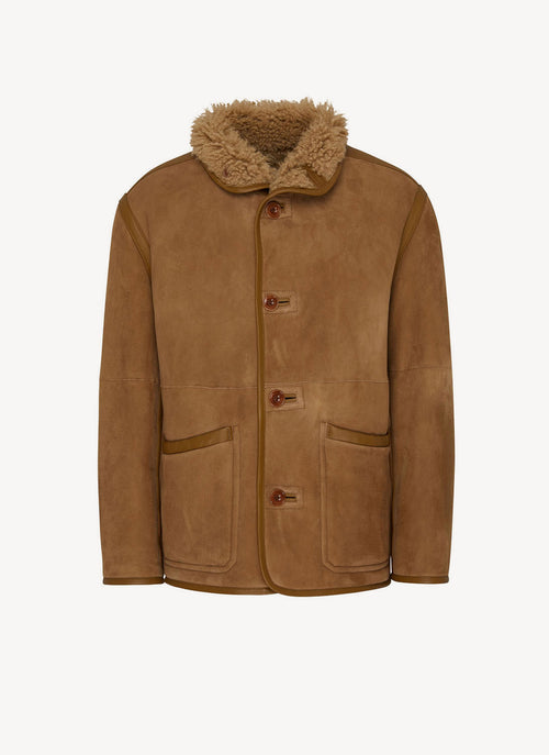 Lemaire - Manteau Shearling Réversible - Beige - Homme