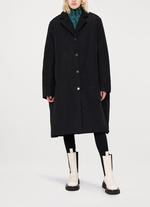 Nina Ricci - Manteau Cocon Rembourré - Noir - Femme