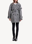 Nina Ricci - Manteau En Laine - Noir, Naturel - Femme